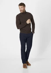 Redpoint Chinohose ODESSA Regular Fit Dunkelblau/Blau