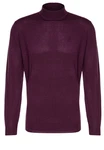 KARL LAGERFELD Strickpullover Lila/Dunkelrot/Bordeaux/Dunkelblau/Rosa