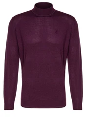 KARL LAGERFELD Strickpullover Lila/Dunkelrot/Bordeaux/Dunkelblau/Rosa
