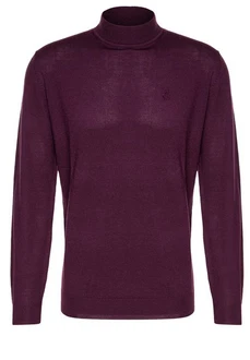 KARL LAGERFELD Strickpullover Lila/Dunkelrot/Bordeaux/Dunkelblau/Rosa