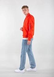 ALPHA INDUSTRIES Jacke MA-1 TT Orange/Rot