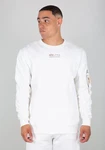 Alpha Industries Men Sweatshirts Organics Sweater Weiß/Creme/Dunkelblau