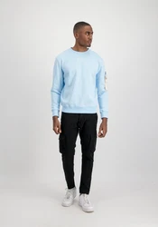 Alpha Industries Men Sweatshirts Organics Sweater Hellblau/Blau