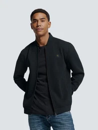 Sweatjacke mit Logostickerei