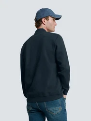 NO EXCESS Sweatjacke mit Logostickerei 