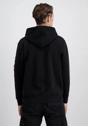 Alpha Industries Hoodie AI Reflective Schwarz/Dunkelblau/Hellblau