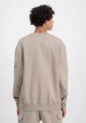 Alpha Industries Sweater X-Fit Label Khaki/Beige