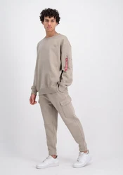 Alpha Industries Sweater X-Fit Label Khaki/Beige