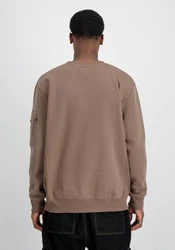Alpha Industries Sweater X-Fit Label Khaki/Braun/Beige