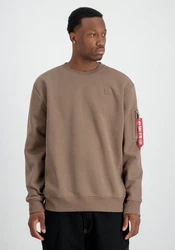Alpha Industries Sweater X-Fit Label Khaki/Braun/Beige