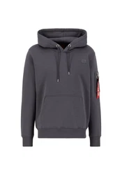 Alpha Industries Hoodie X-Fit Label II Dunkelgrau/Hellgrau/Dunkelblau/Grau