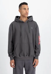 Alpha Industries Hoodie X-Fit Label II Dunkelgrau/Hellgrau/Dunkelblau/Grau