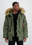 Alpha Industries Winterjacke N-3B Heritage Dunkelgrün