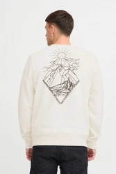 Blend Sweatshirt BLEND BHSweatshirt Beige/Creme/Weiß/Khaki
