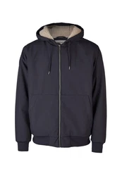 Cleptomanicx Bomberjacke Workist Hellgrau/Dunkelgrau/Dunkelblau/Grau
