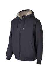 Cleptomanicx Bomberjacke Workist Hellgrau/Dunkelgrau/Dunkelblau/Grau