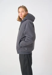 Cleptomanicx Bomberjacke Workist Hellgrau/Dunkelgrau/Dunkelblau/Grau