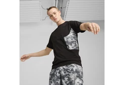 PUMA T-Shirt PUMATECH Herren Schwarz