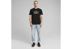 PUMA T-Shirt OPEN ROAD Graphic Herren Lila/Schwarz/Grau/Dunkelgrau/Braun