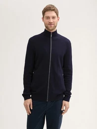 Cardigan Strukturierte Strickjacke