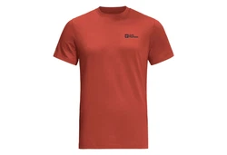 Jack Wolfskin T-Shirt Essential Braun/Orange/Rot