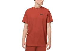 Jack Wolfskin T-Shirt Essential Braun/Orange/Rot