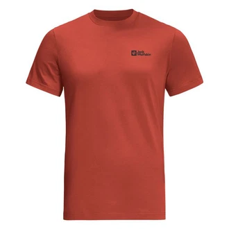 Jack Wolfskin T-Shirt Essential Braun/Orange/Rot