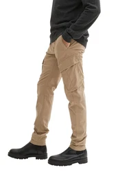 TOM TAILOR Hose Cargo Khaki/Beige