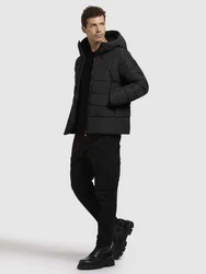 khujo Steppjacke WOU Schwarz