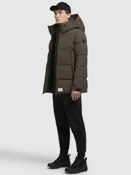 khujo Steppjacke ROAN Dunkelgrün/Khaki/Grau/Braun