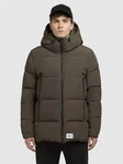 khujo Steppjacke ROAN Dunkelgrün/Khaki/Grau/Braun