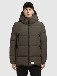 khujo Steppjacke ROAN Dunkelgrün/Khaki/Grau/Braun