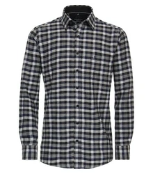 CASAMODA Blusenshirt Freizeithemd Dunkelgrün/Dunkelblau/Schwarz/Grau/Grün/Hellblau