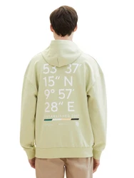 TOM TAILOR Sweatshirt Hellgrün/Grün/Khaki