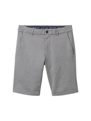 TOM TAILOR 5-Pocket-Jeans Shorts Grau/Hellgrau