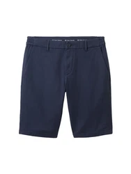 TOM TAILOR 5-Pocket-Jeans Shorts Dunkelblau/Blau