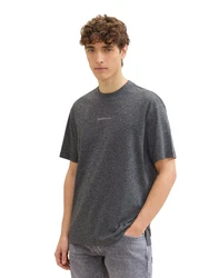 TOM TAILOR T-Shirt Dunkelgrau/Grau