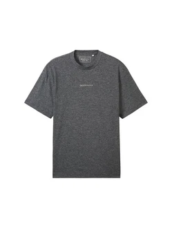 TOM TAILOR T-Shirt Dunkelgrau/Grau