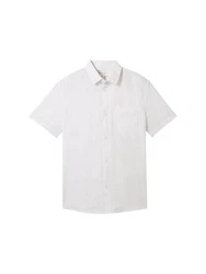 TOM TAILOR T-Shirt Weiß/Grau/Khaki