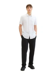 TOM TAILOR T-Shirt Weiß/Grau/Khaki