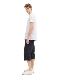 TOM TAILOR Shorts Bermudashorts Dunkelblau/Blau