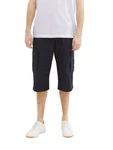 TOM TAILOR Shorts Bermudashorts Dunkelblau/Blau