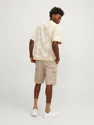 JACK & JONES Shorts 'COLE BARKLEY' Khaki/Braun/Beige