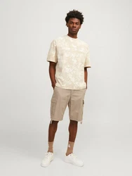 JACK & JONES Shorts 'COLE BARKLEY' Khaki/Braun/Beige
