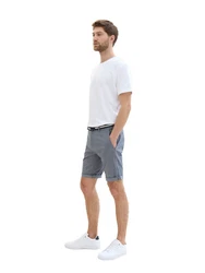 TOM TAILOR Shorts Grau/Dunkelblau