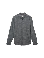 TOM TAILOR Shirt Grau/Hellgrau/Dunkelgrau/Dunkelblau