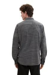 TOM TAILOR Shirt Grau/Hellgrau/Dunkelgrau/Dunkelblau