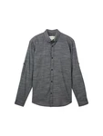 TOM TAILOR Shirt Grau/Hellgrau/Dunkelgrau/Dunkelblau