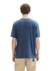 TOM TAILOR DENIM T-Shirt marine/wei