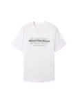 TOM TAILOR T-Shirt Weiß/Creme/Mischfarben/Dunkelblau/Grau